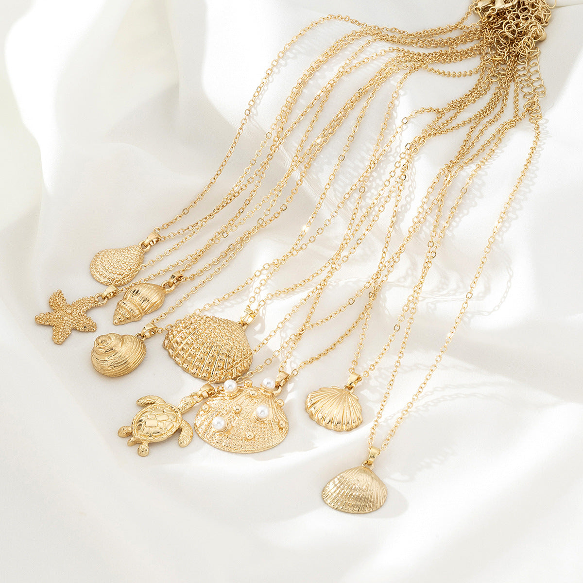 Gold Shell Necklace