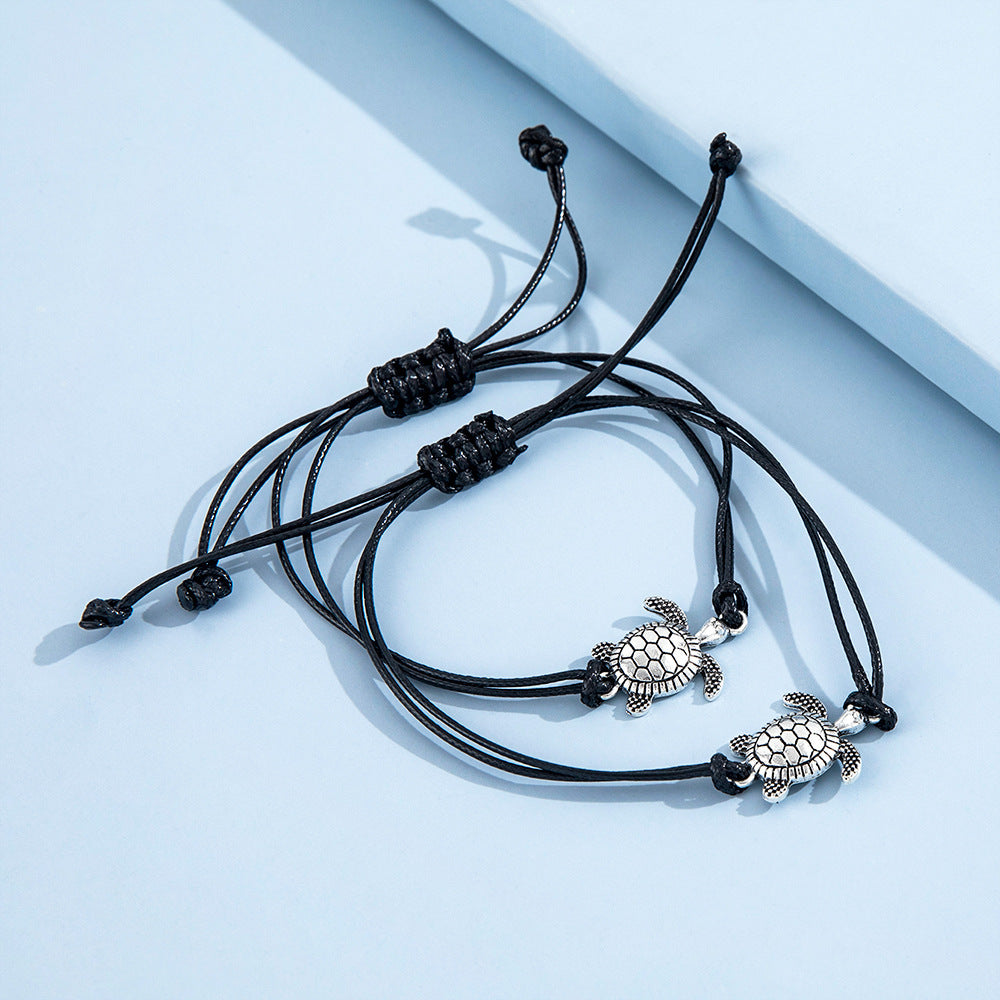 Turtle Braided Anklet