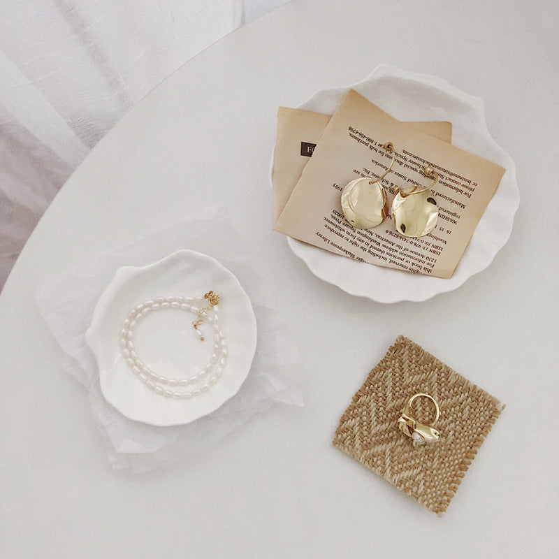 White Ceramic Shell