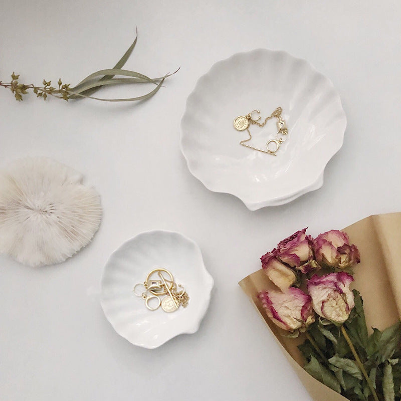 White Ceramic Shell
