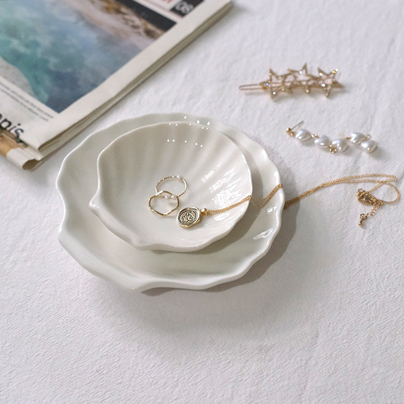 White Ceramic Shell
