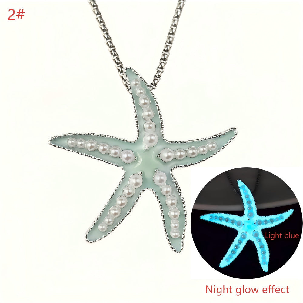 Glow Starfish Necklace