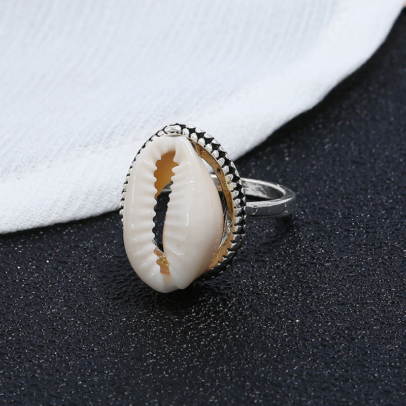 Cowrie Shell Ring