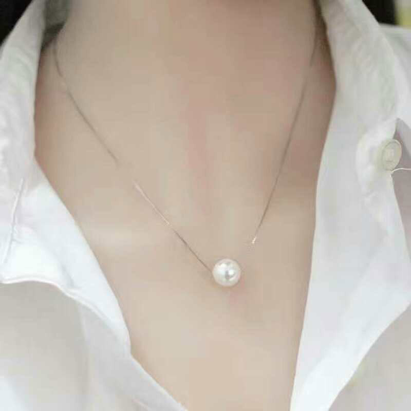 Pearl Necklace Stainless Steel