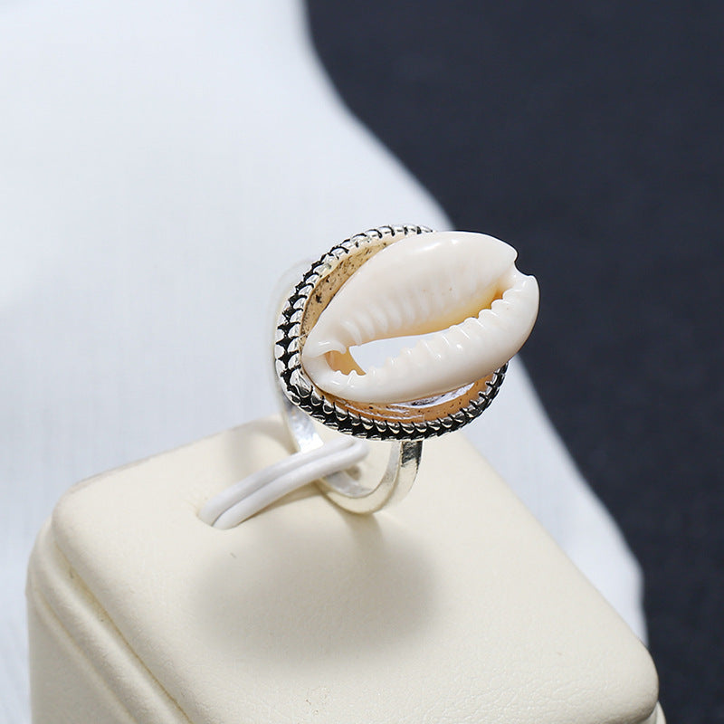 Cowrie Shell Ring