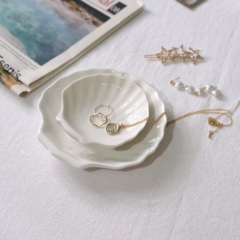 White Ceramic Shell