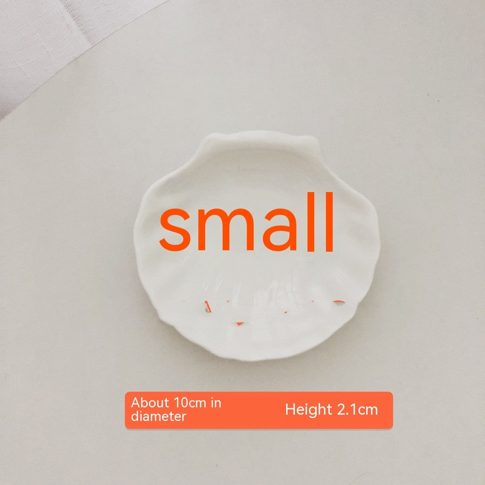 White Ceramic Shell