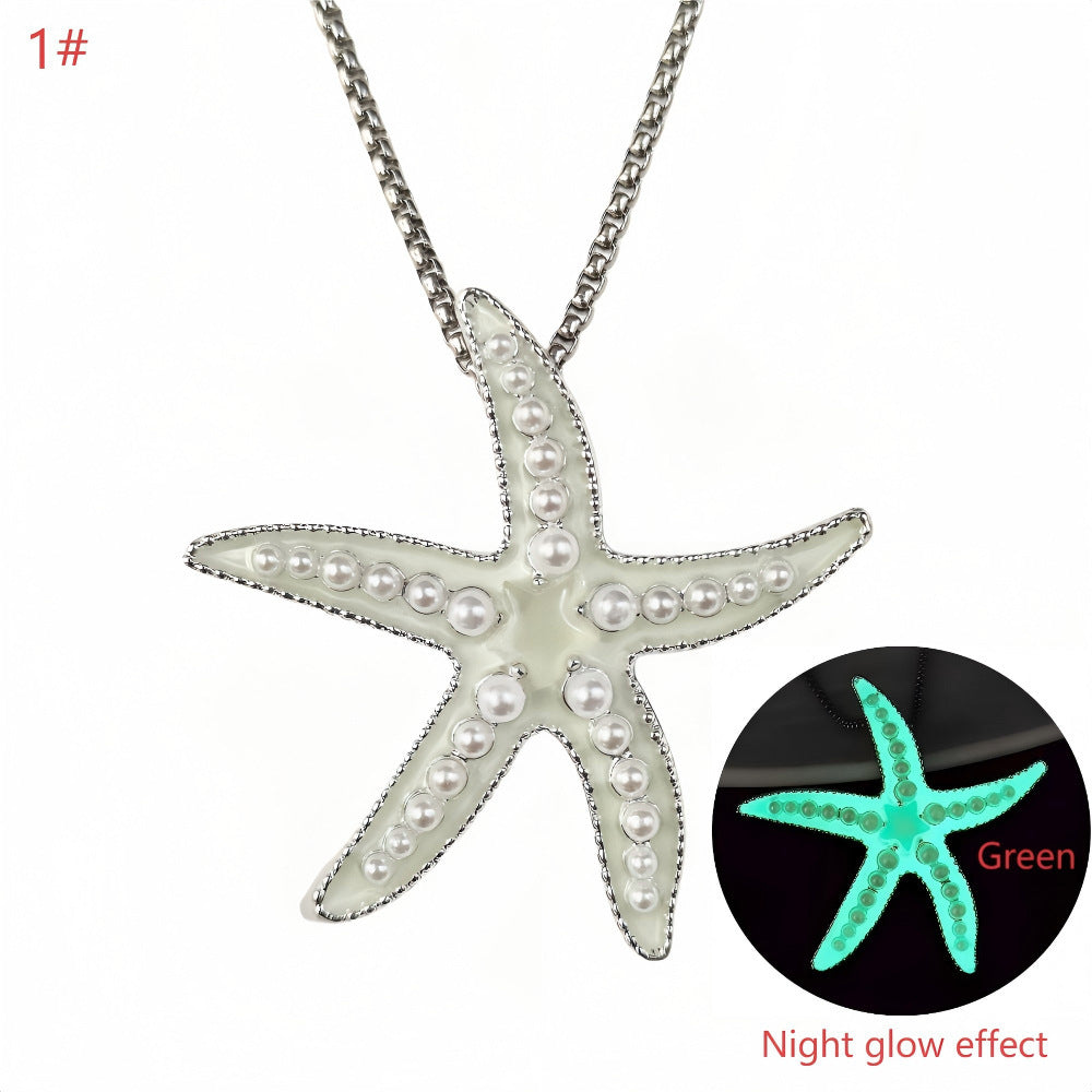 Glow Starfish Necklace