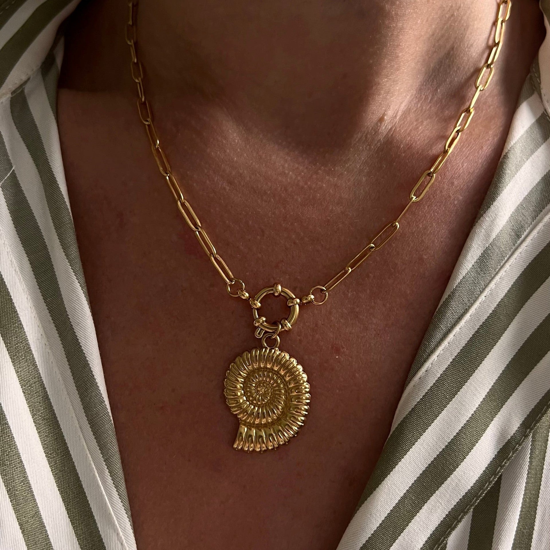 Spirula Shell Necklace