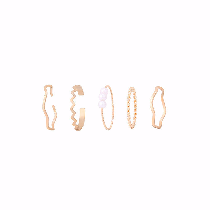Pearl Ring Set