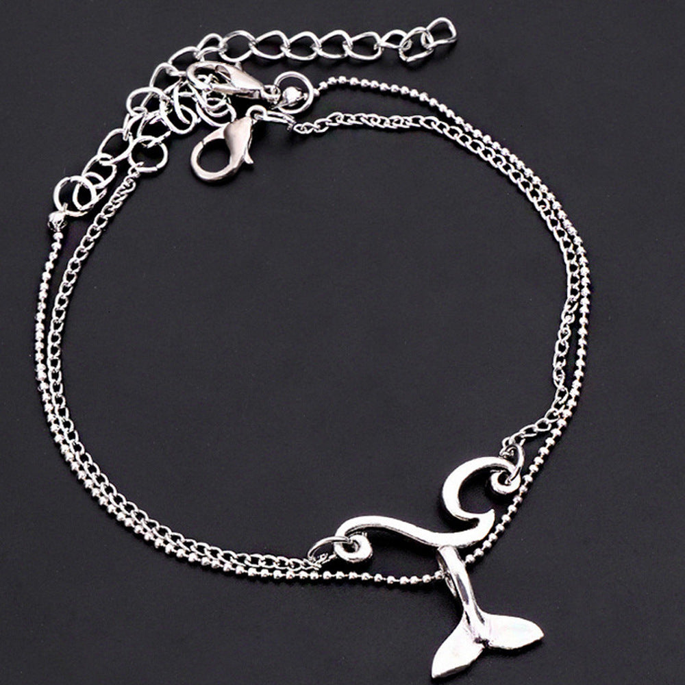 Double-layer Wave Anklet