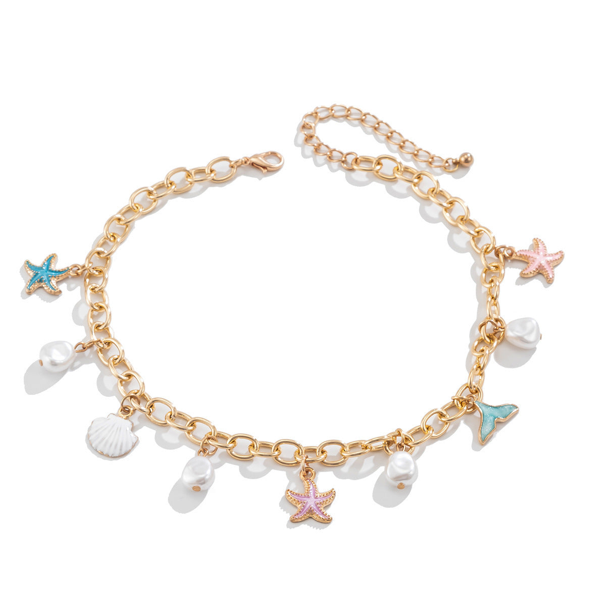 Ocean Charm Necklace & Bracelet