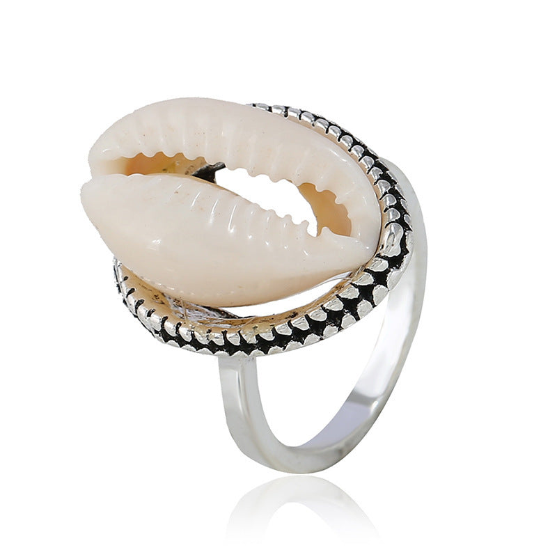 Cowrie Shell Ring