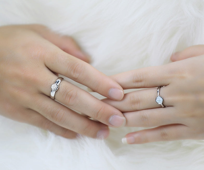 Sterling Silver Couple's Rings