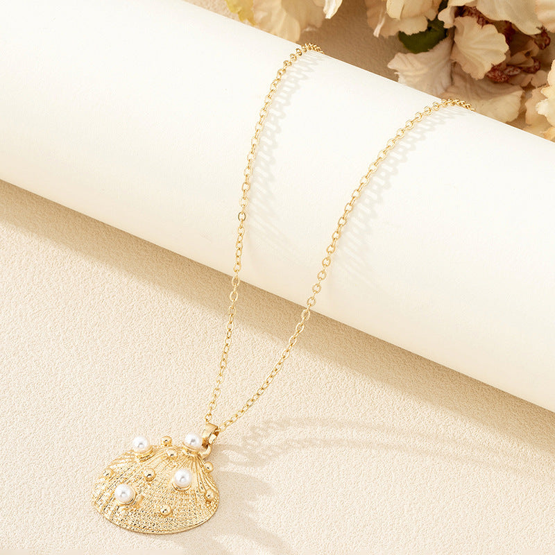 Gold Shell Necklace