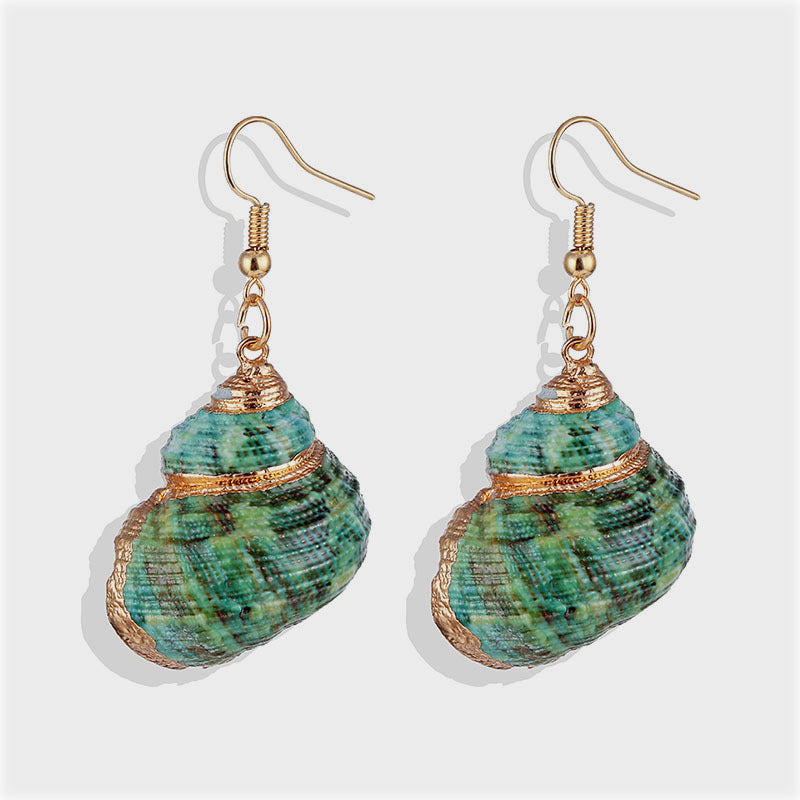 Gold-plated Shell Earrings