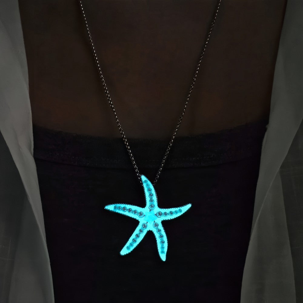 Glow Starfish Necklace