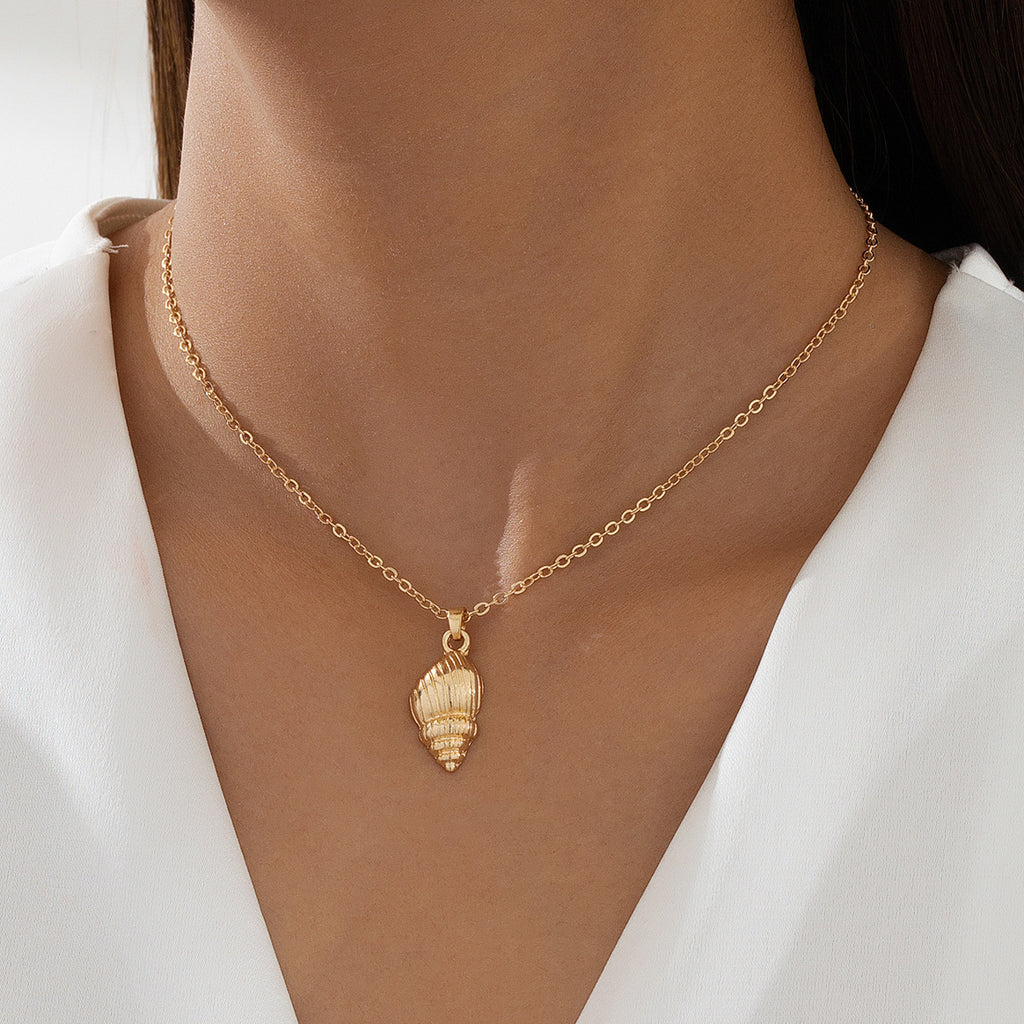 Gold Shell Necklace