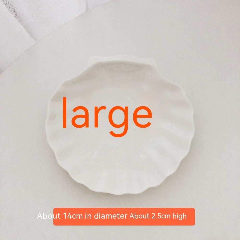 White Ceramic Shell