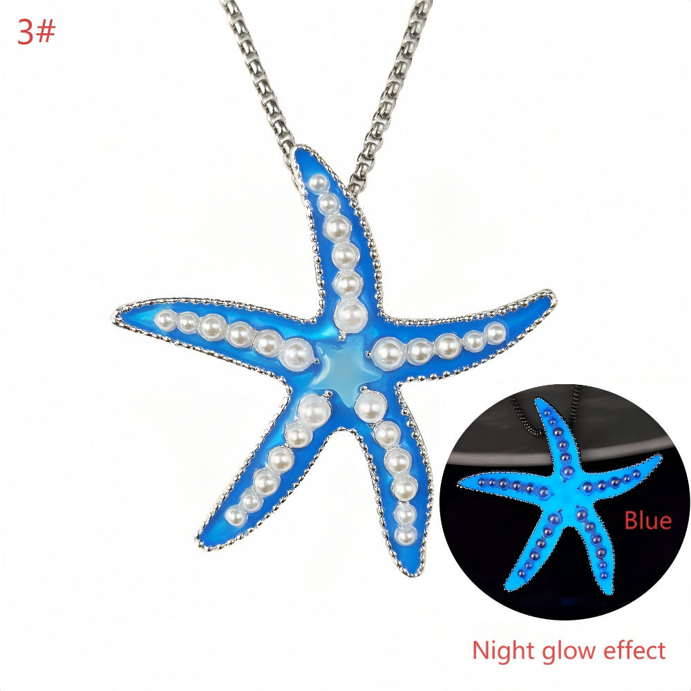 Glow Starfish Necklace