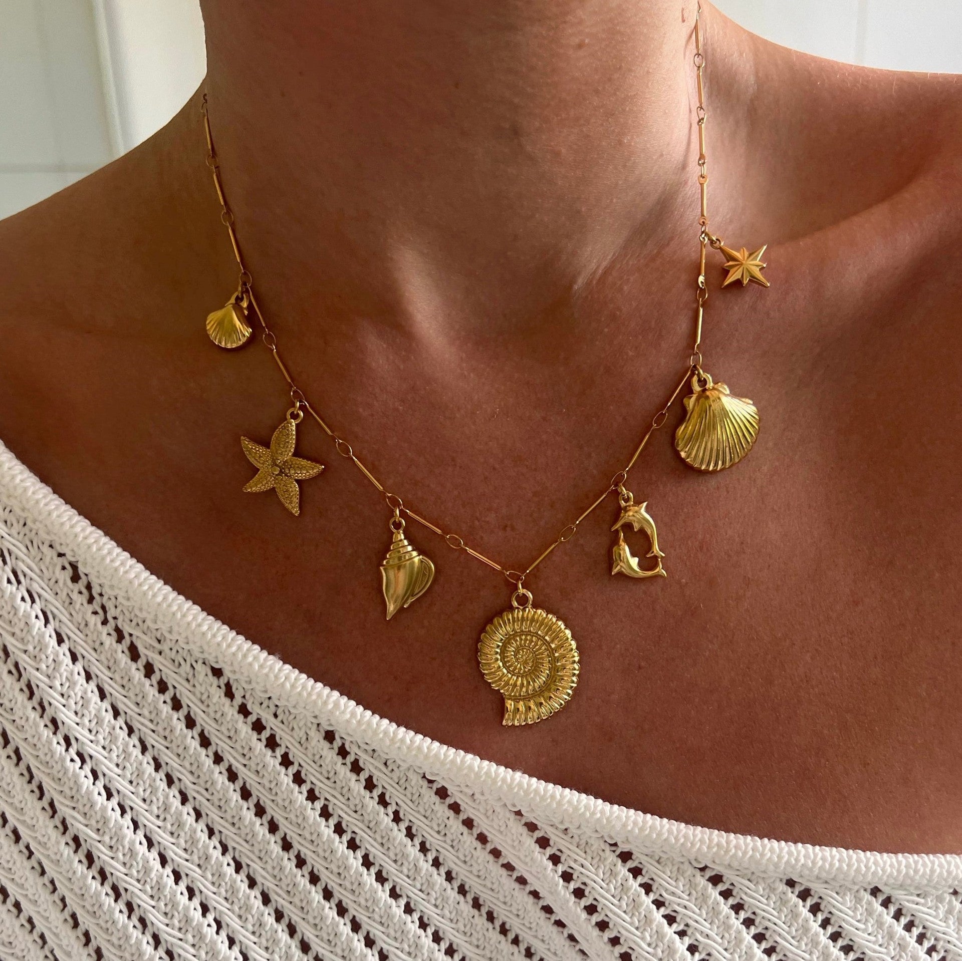 Spirula Shell Necklace