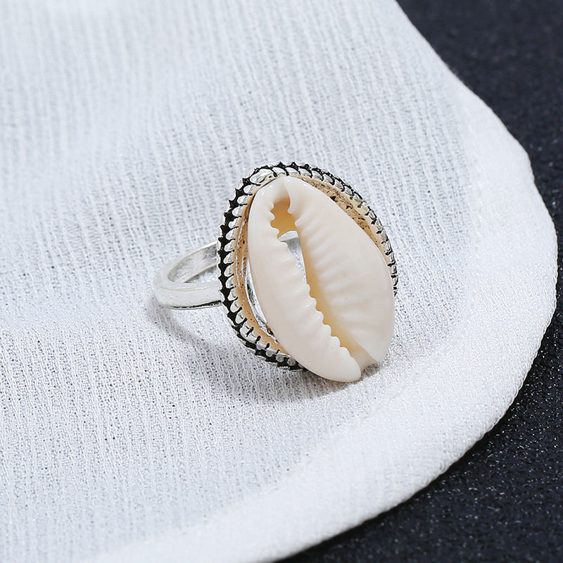 Cowrie Shell Ring